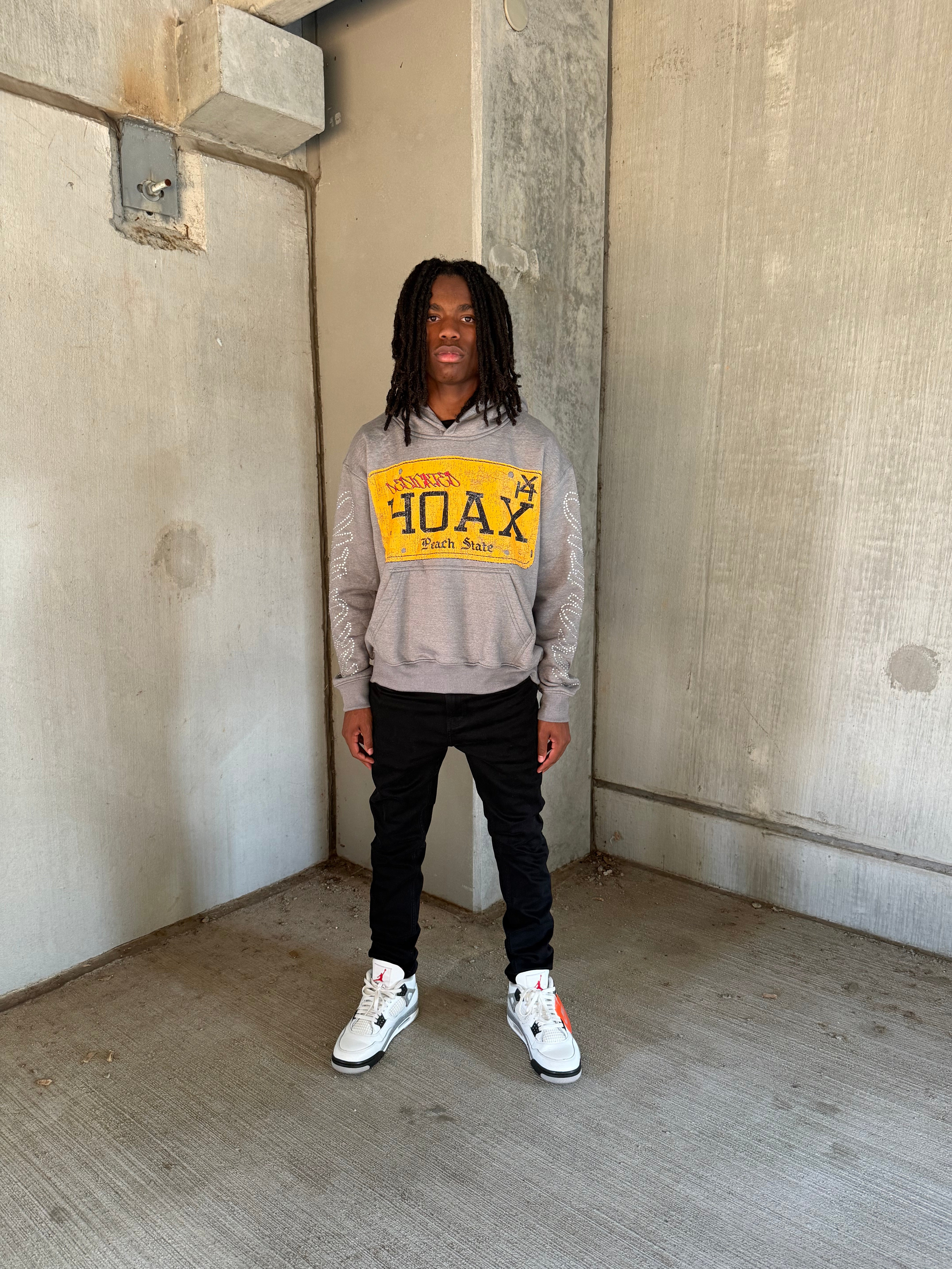 Grey Peach State Hoodie