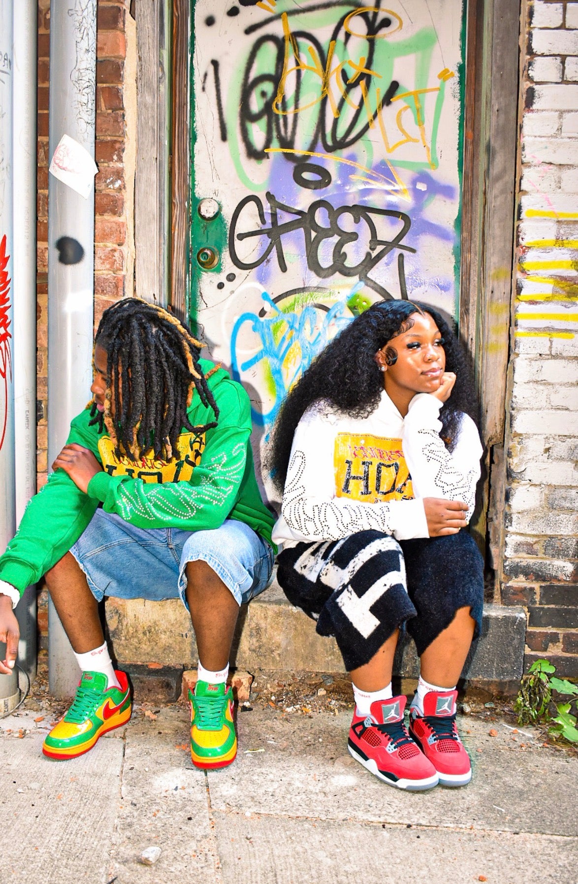 White Peach State Hoodie