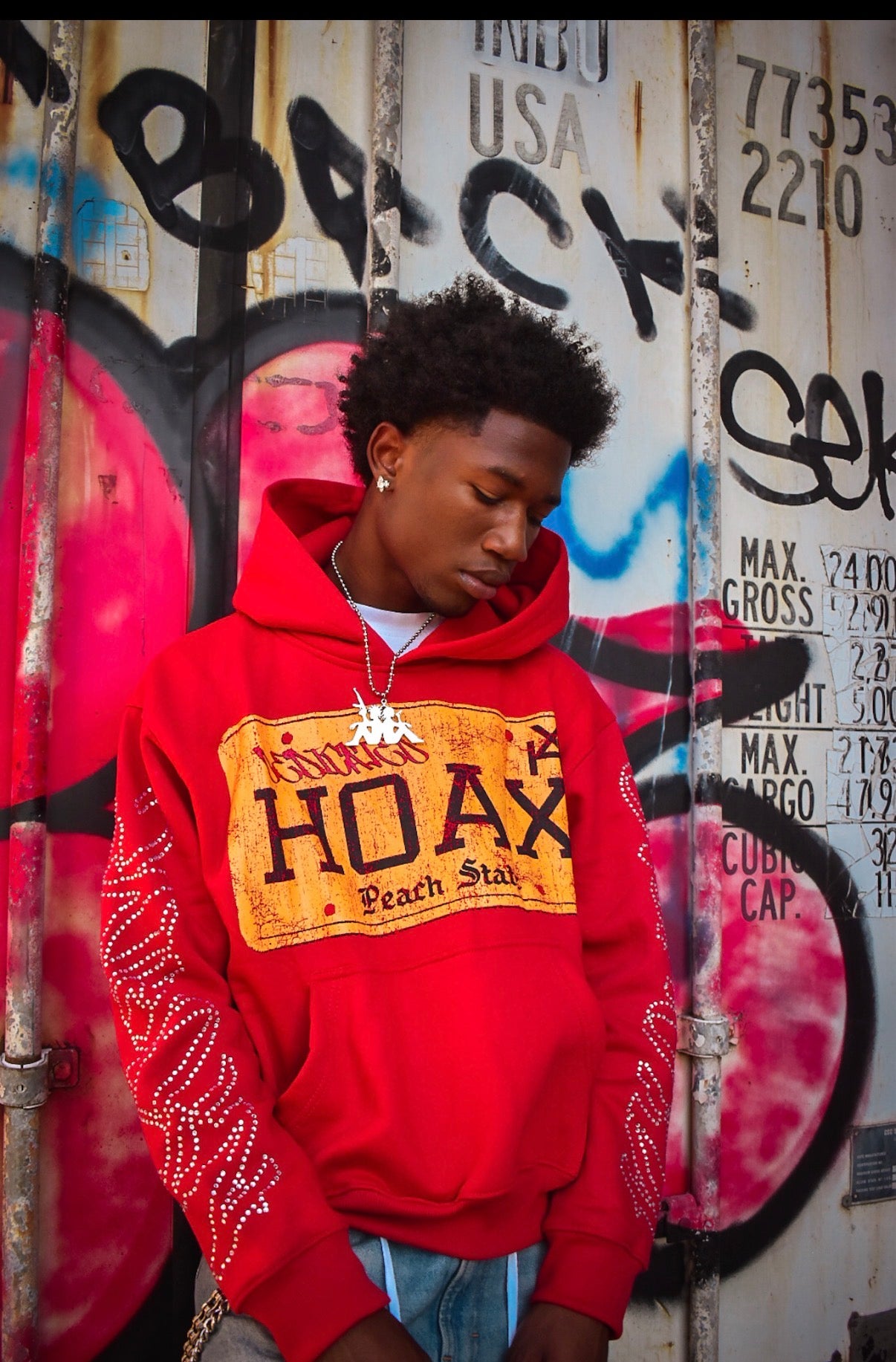 Red Peach State Hoodie