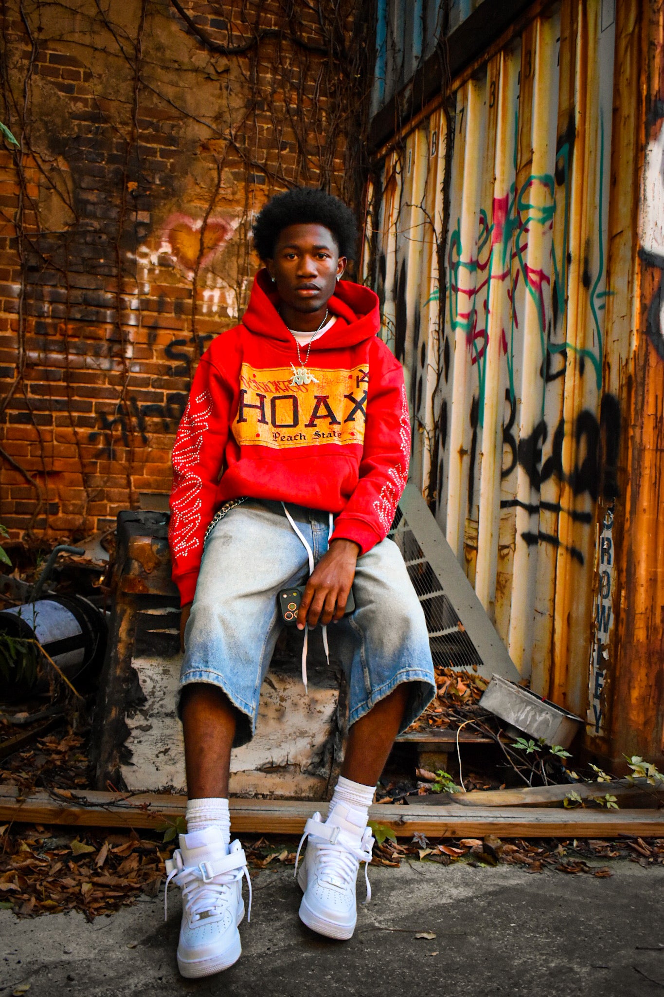 Red Peach State Hoodie