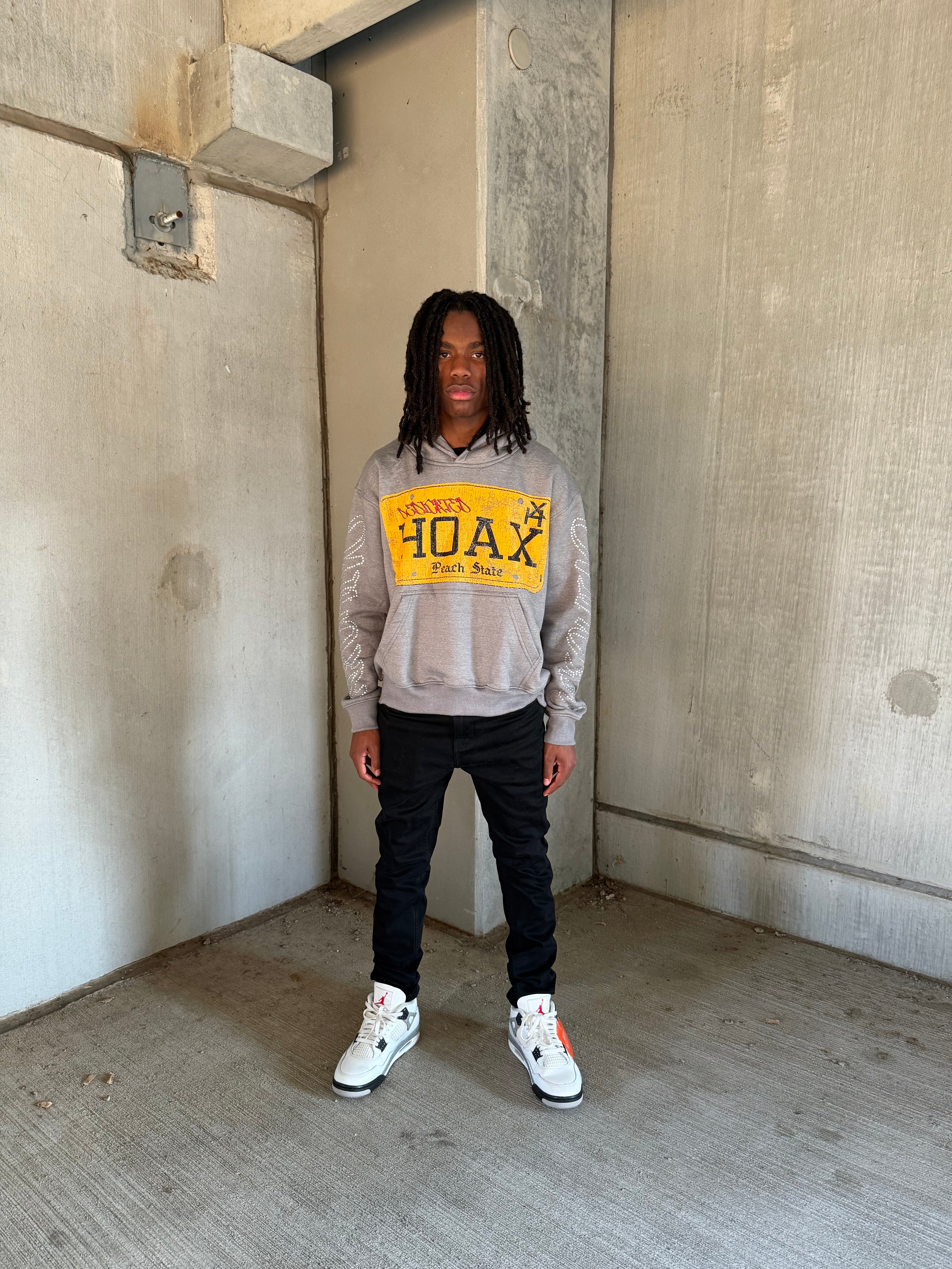 Grey Peach State Hoodie
