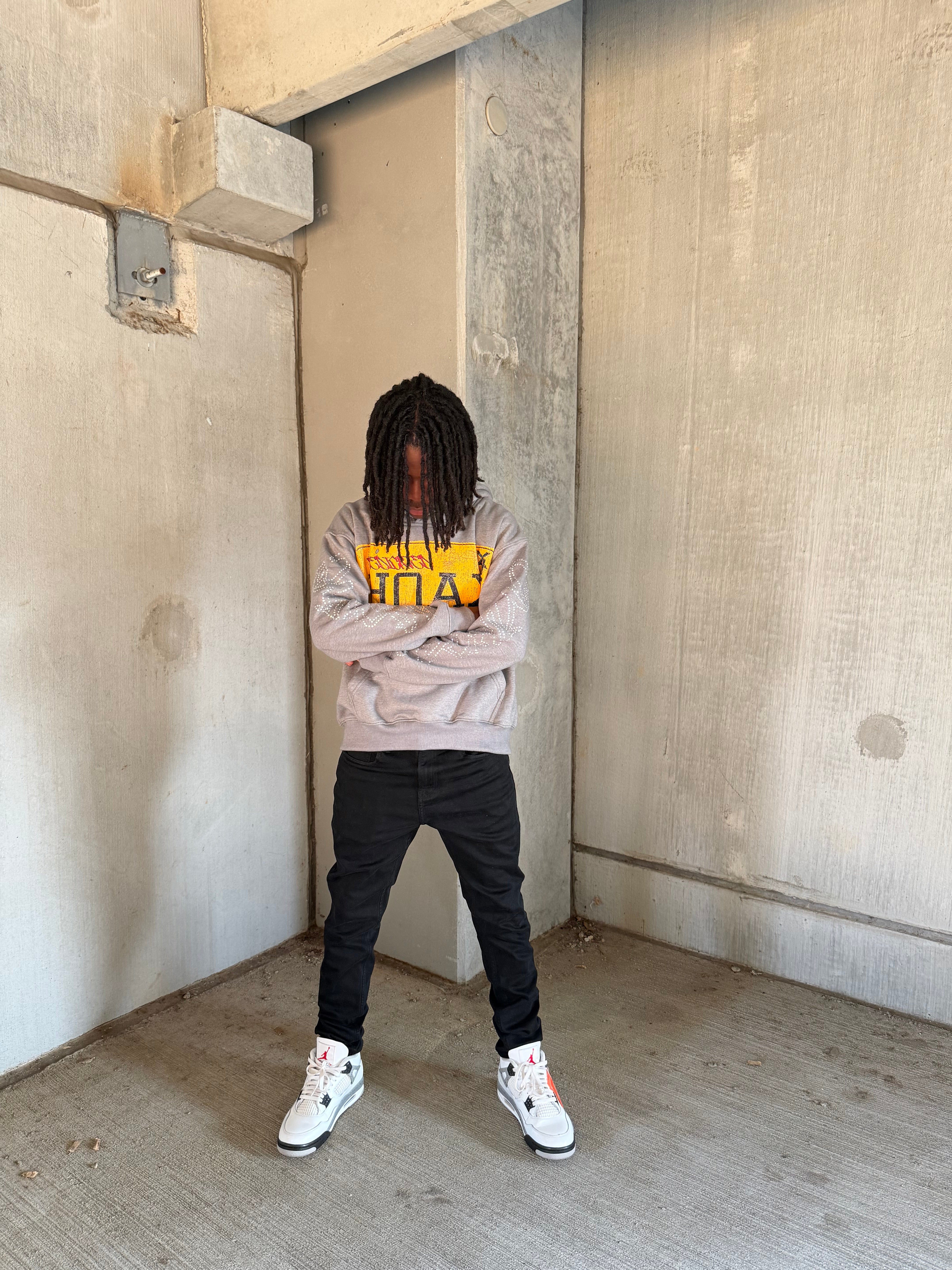 Grey Peach State Hoodie