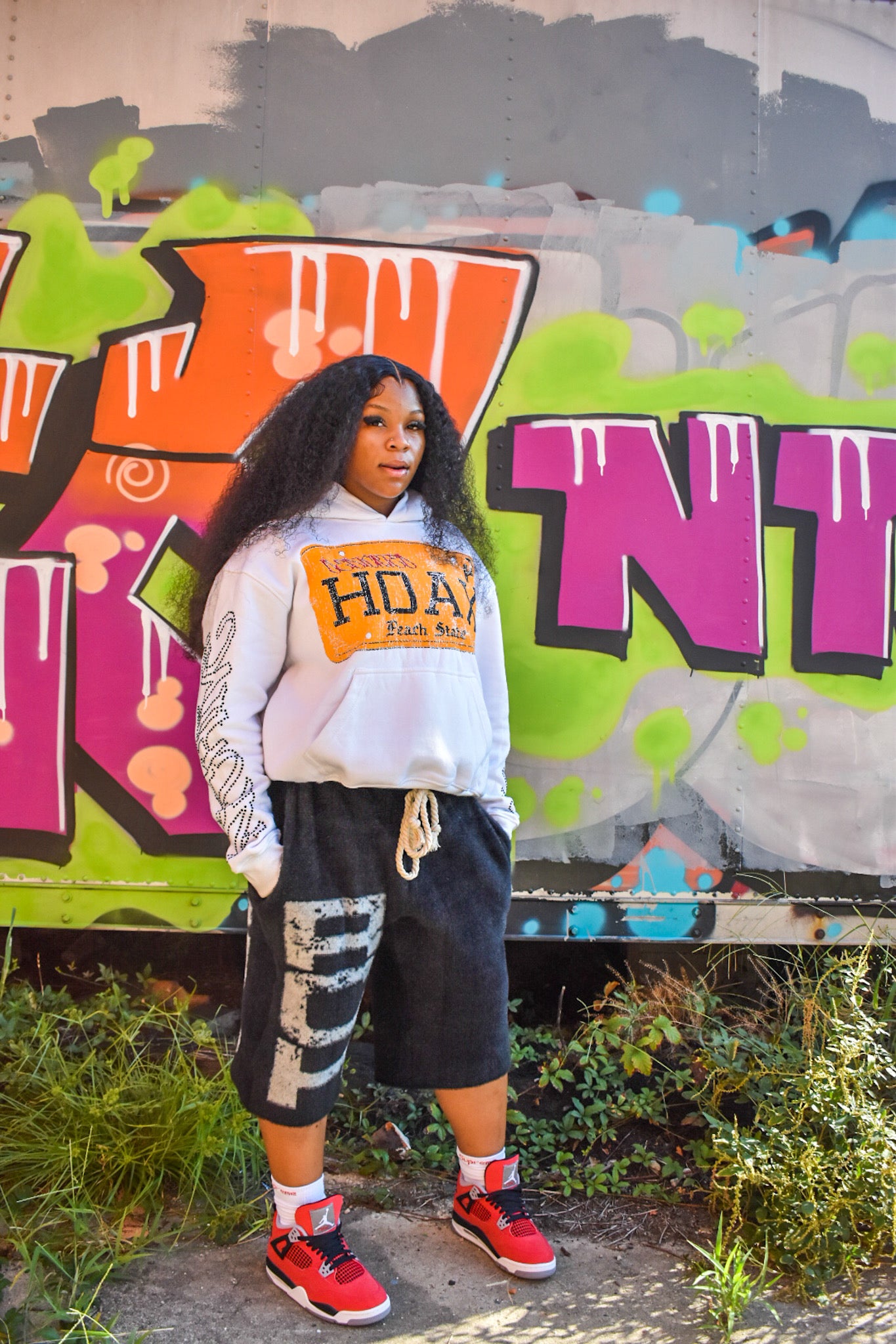 White Peach State Hoodie