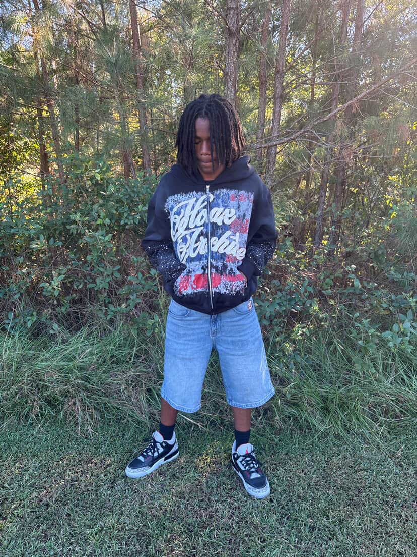 BLACK Hoax In America Hoodie