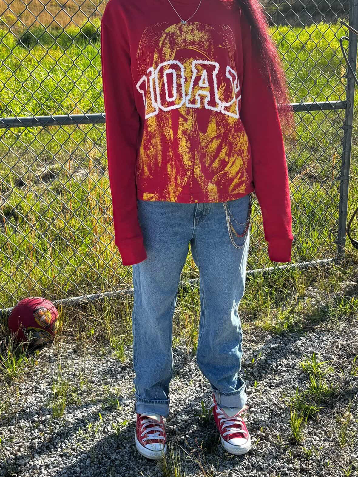Red Long Sleeve Shirt