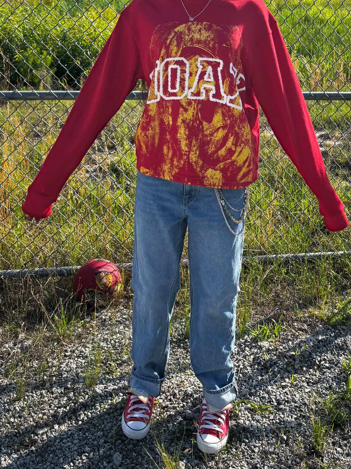 Red Long Sleeve Shirt