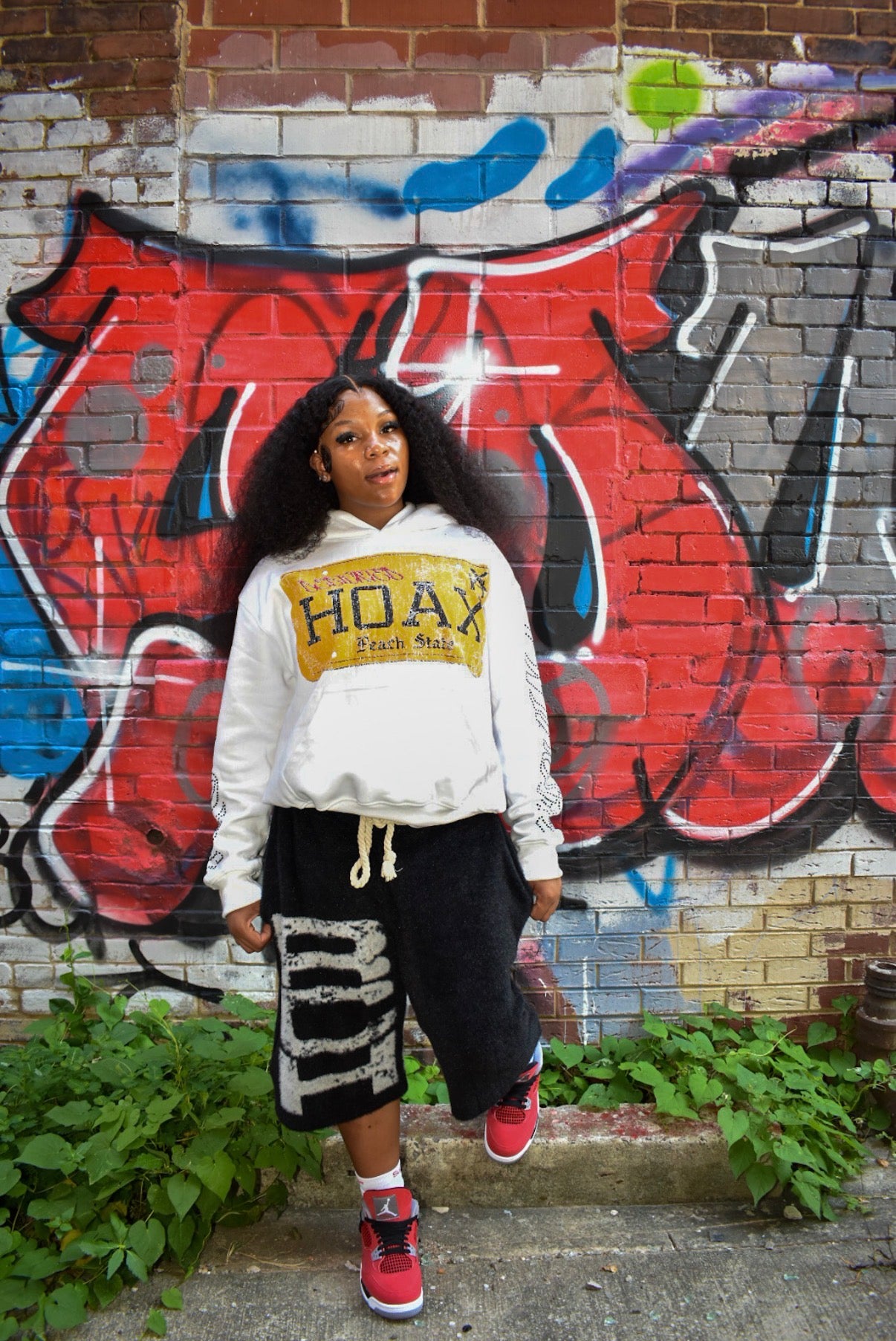 White Peach State Hoodie