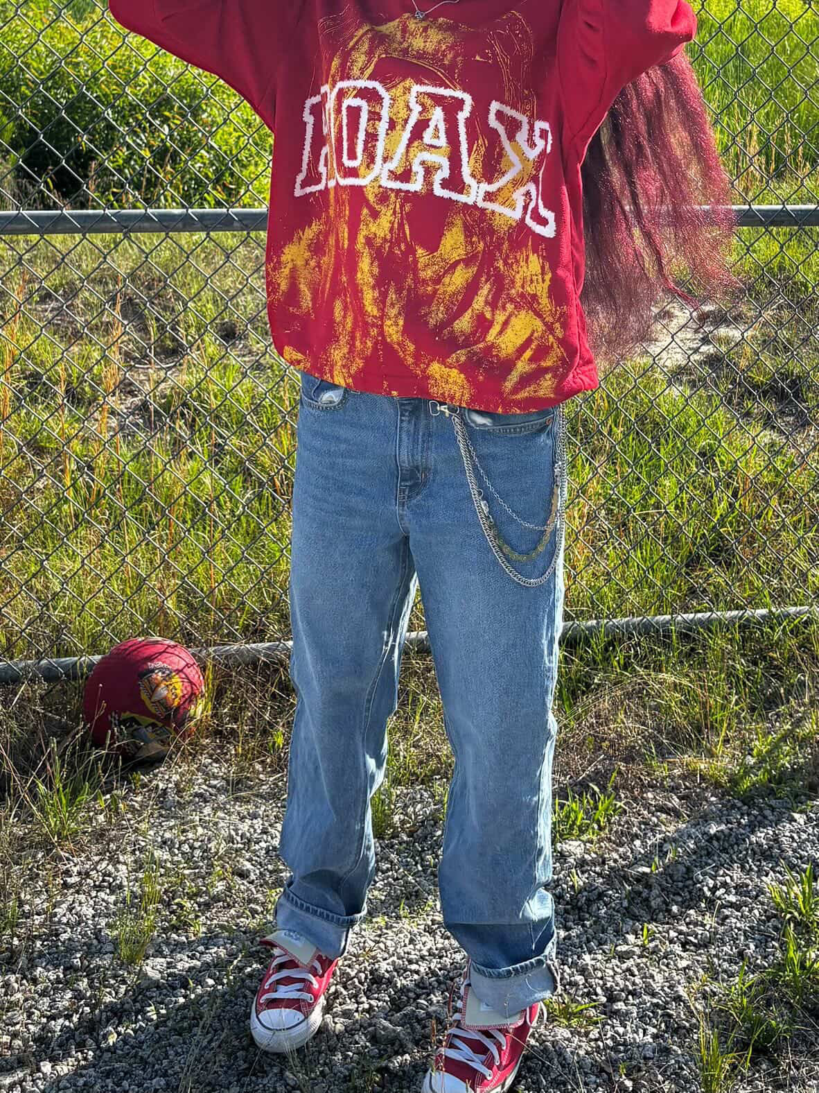 Red Long Sleeve Shirt