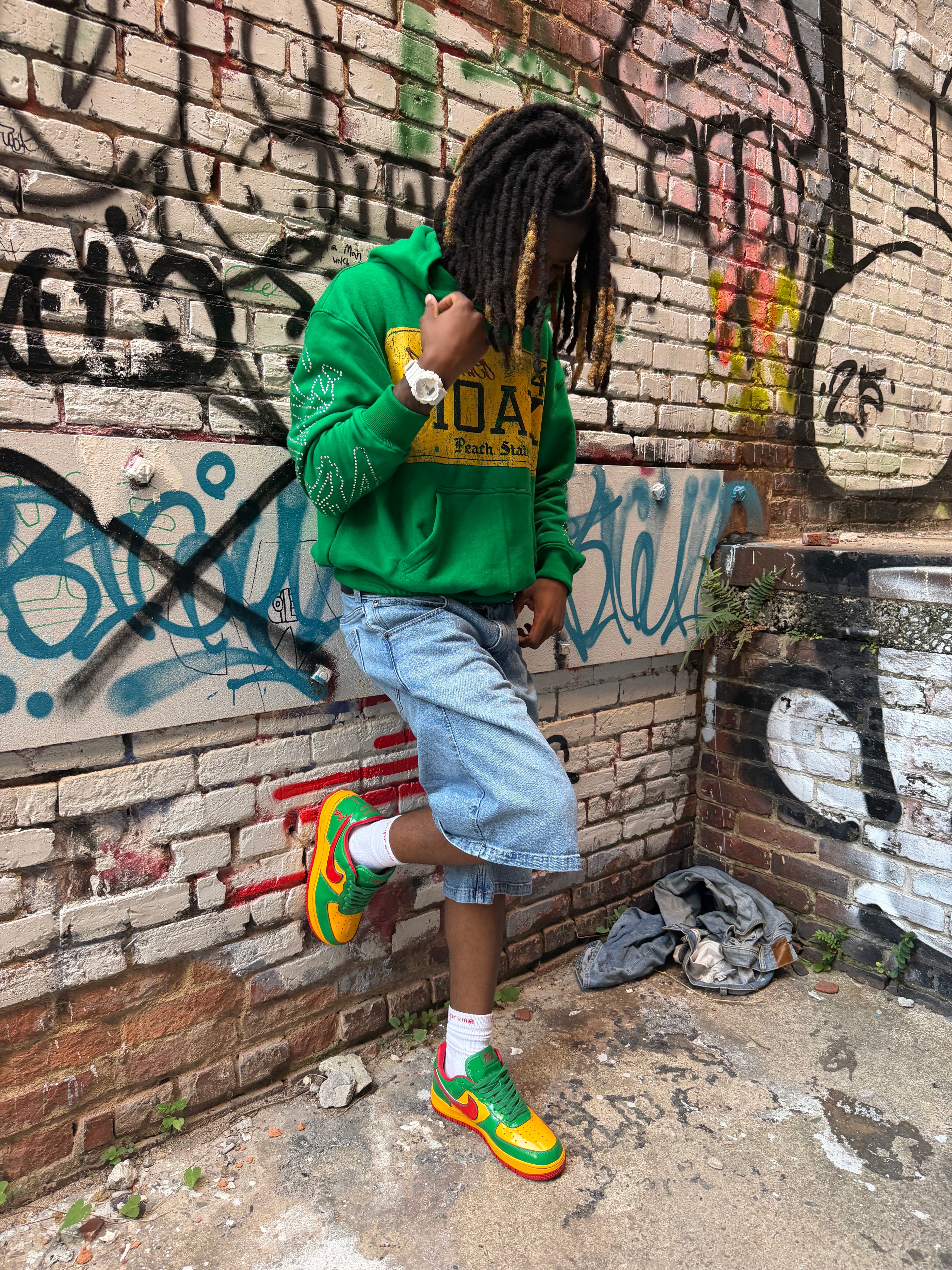 Green Peach State Hoodie