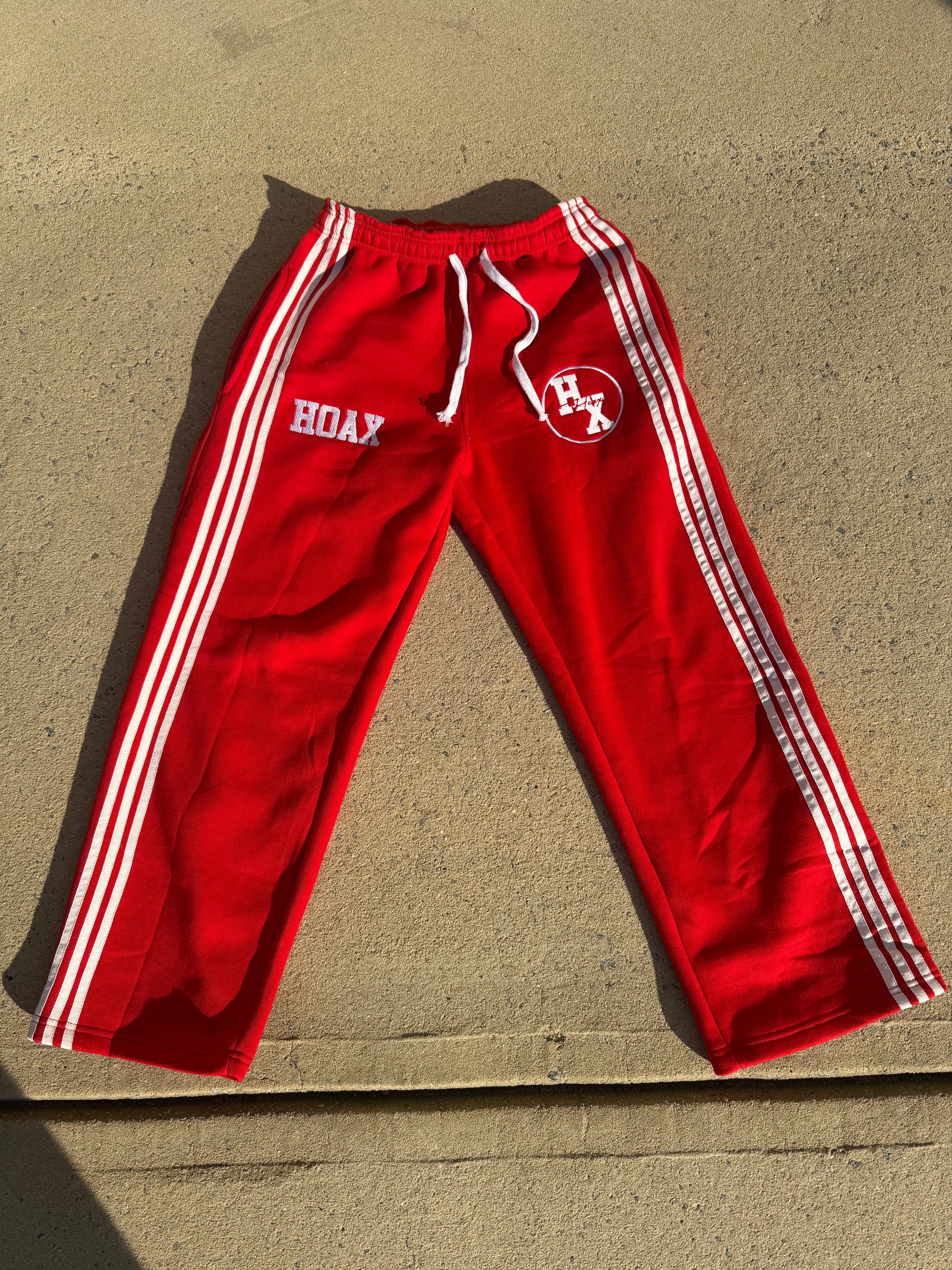 RED LIMITED EDITION HOAX JOGGERS